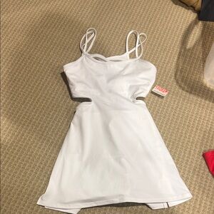 FP Movement by Free People White Cutout Dress